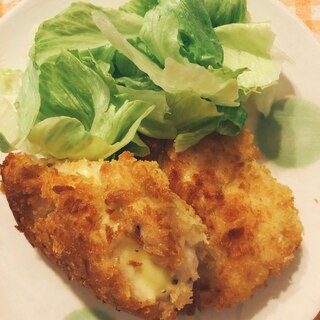 とろ～りチーズ入り(^^)チキンカツ